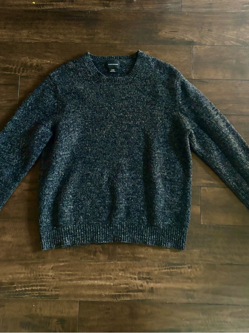 Club Monaco Dark Heather Navy Crewneck Sweater